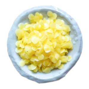 Yellow food-grade beeswax pellets, 20kg